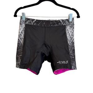 Coeur Triathlon Cycling Bike Shorts Black Medium